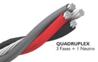 Cabo Copperal Quadruplex 4X35MM Xlpe NU Calpt/CZ/VM Brascopper
