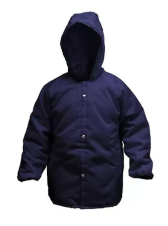 Japona Termica Fecho EM Ziper Nylon Manta 150 Azul Velper
