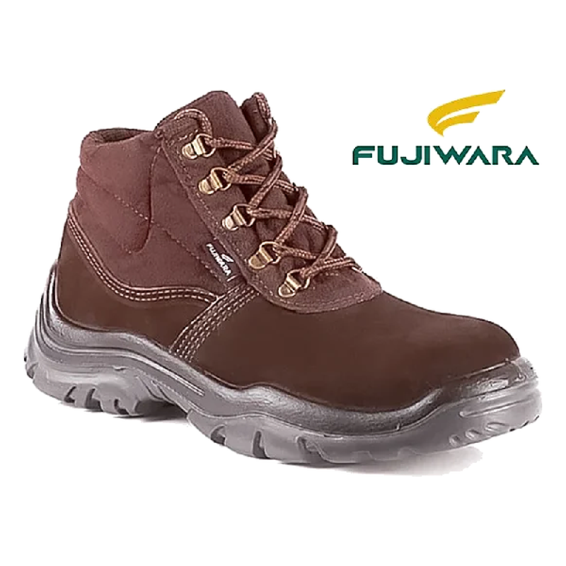 4090FHBN4400LG Botina Marron Amarrar C/BP PU Bid Fujiwara