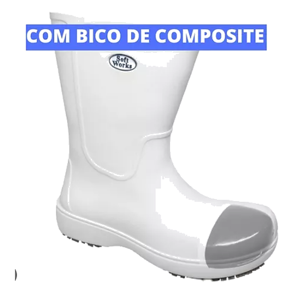 Bota Acqua Foot Eva Works Ref Bb86 Branco