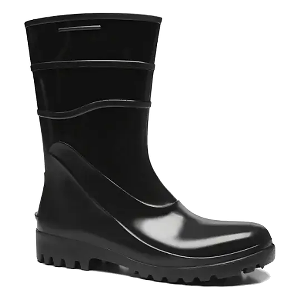 Bota Pvc Cano Medio Preta Acqua Flex Bracol