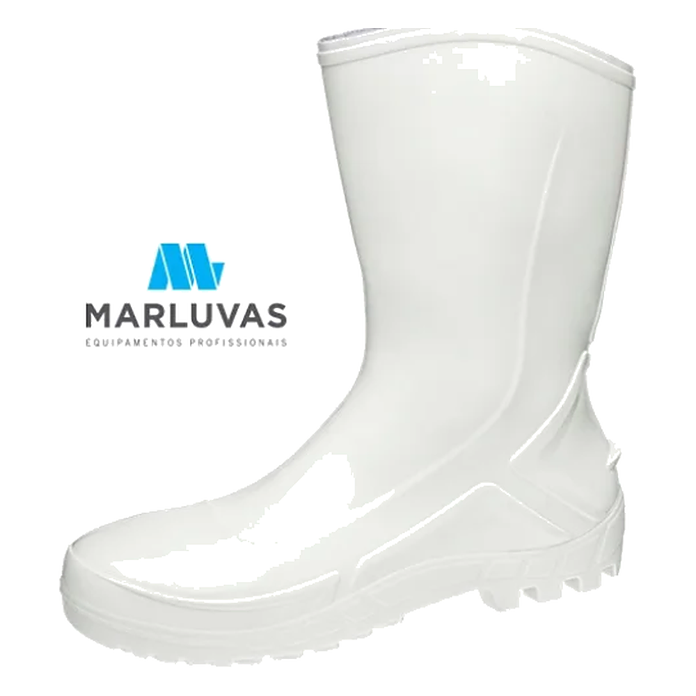 Bota Pvc Vulcaflex Branca Marluvas