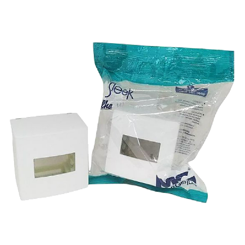 Caixa Sobrepor 75X75 1POSTO C/ Suporte BR Sleek Sistema X Margirius