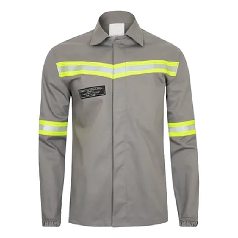 Camisa Fire Nr10 C/ Reflet Cinza Antichama Guardian