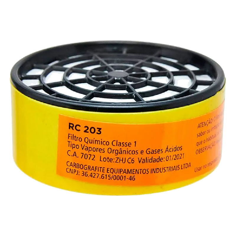 Cartucho Para Mascara Cg306 VO/GA Rc203 Carbografite