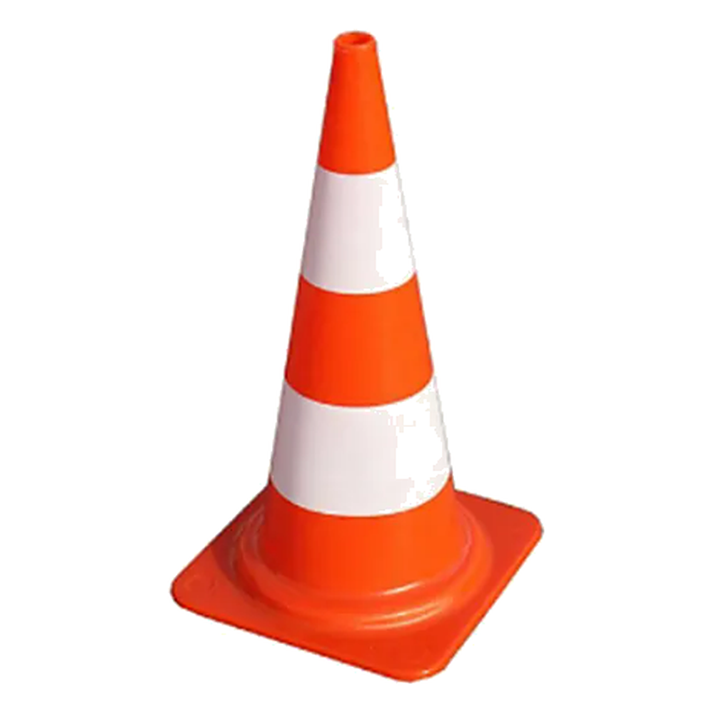 Cone DE Sinalizacao Pvc Riigo 75CM Laranja E Branco Plastcor
