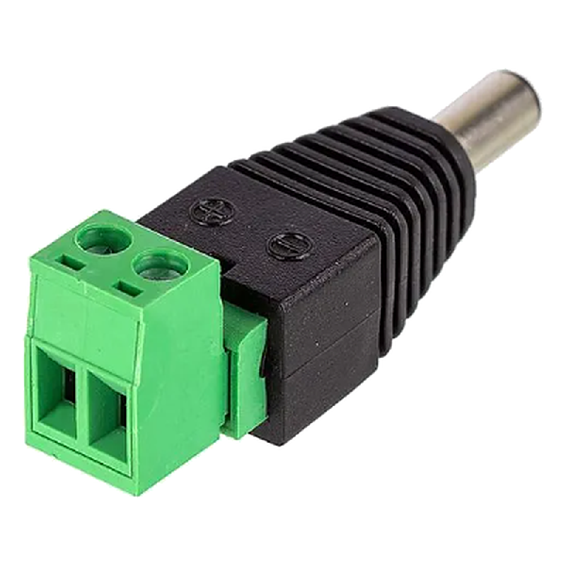 Conector Adaptador P4 Macho DC Para Camera Com Borner
