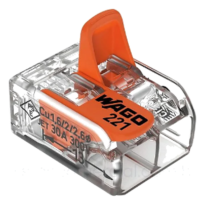 Conector DE Emenda 221 612 2P 6MM Wago
