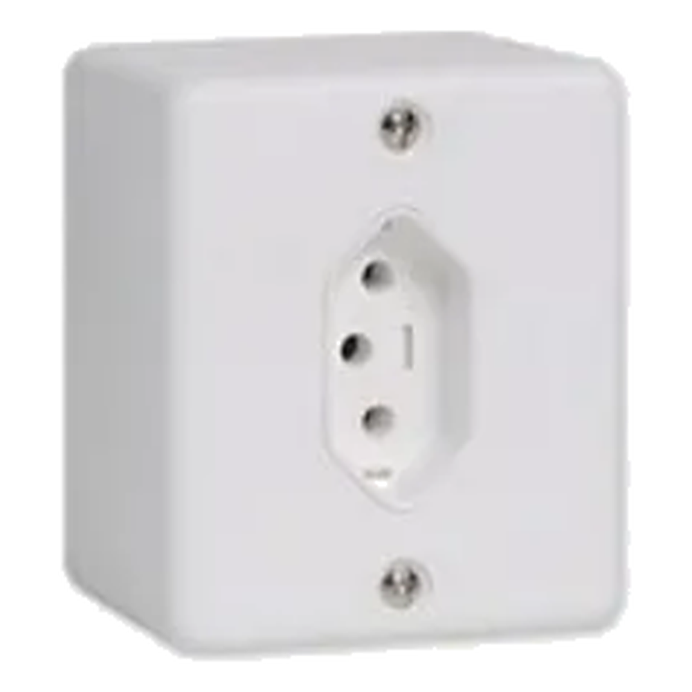 Conj Tom 2PT 10A Box Sistema X Ilumi