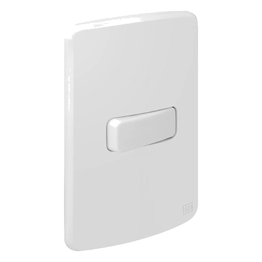 Conjunto 1 Interruptor Paralelo Branco Linha Compose Weg