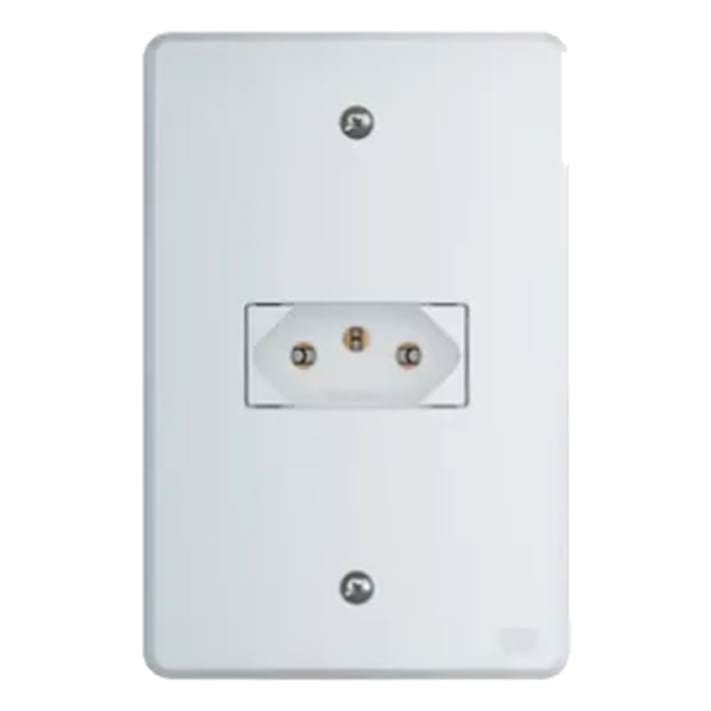 Conjunto 1 Tomada 20A Branco 2PT Linha Equile Weg