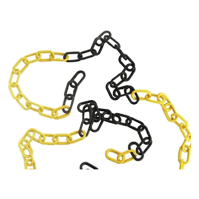 Corrente Elo Pequeno Preta/Amarela Plastcor