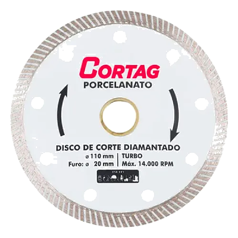 Disco Diam 110MM Fino Porc Cortag