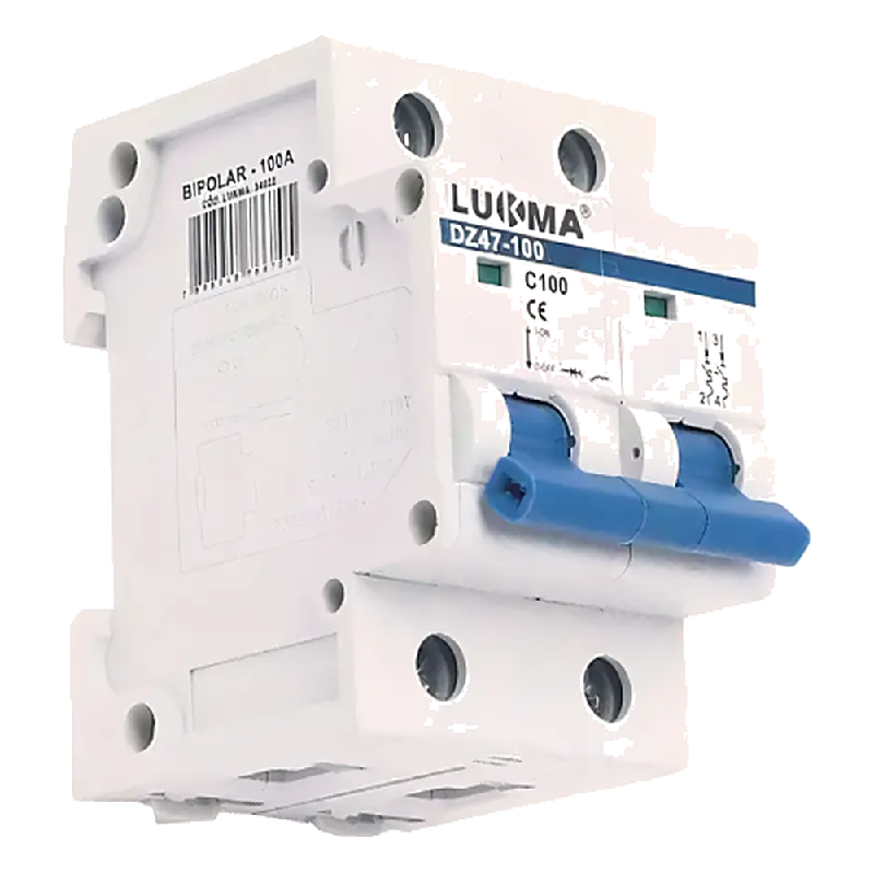 Disjuntor Din 2P 100A Lukma