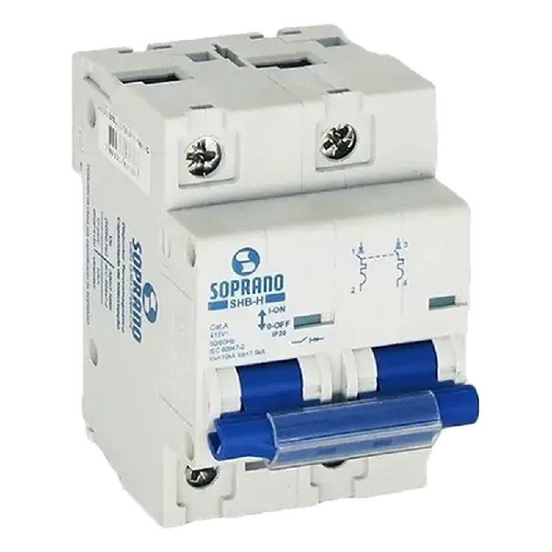 Disjuntor Din 2P 100A Soprano