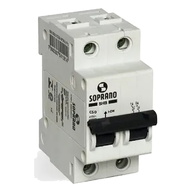 Disjuntor Din 2P 50A Soprano