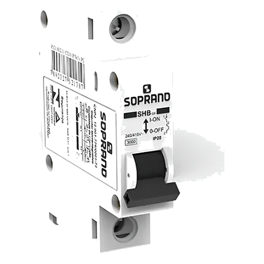 Disjuntor Din Mono 1P 63A Soprano
