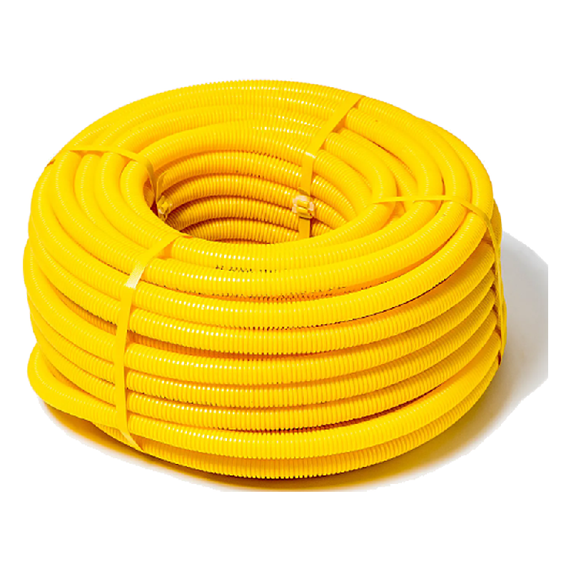 Eletroduto Conduite Corrugado Amarelo 3/4 25 MM Metro Ekflex