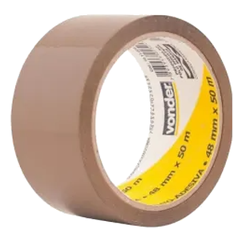 Fita Auto Adesiva 48MMX50M Marrom Vonder