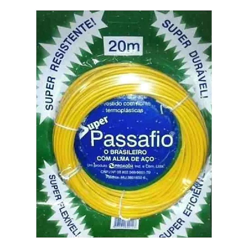 Fita Passa Fio Sonda 20 Mts C Alma Aco Proaqua
