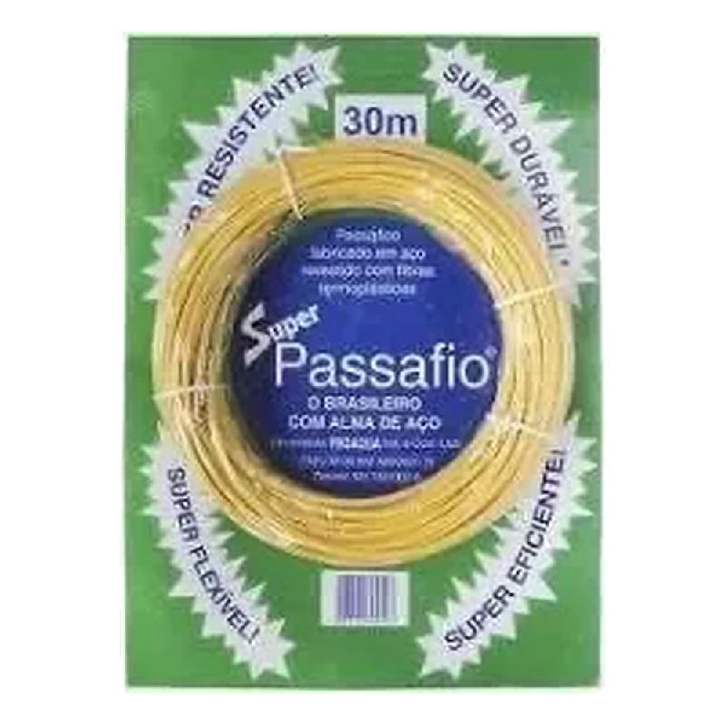 Fita Passa Fio Sonda 30 Mts C Alma Aco Proaqua