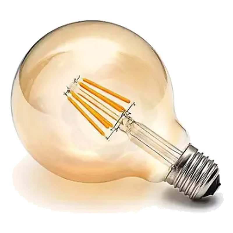 Lampada Globo DE Filamento Led G95 4W Ambar 2200K Bivolt Galaxy