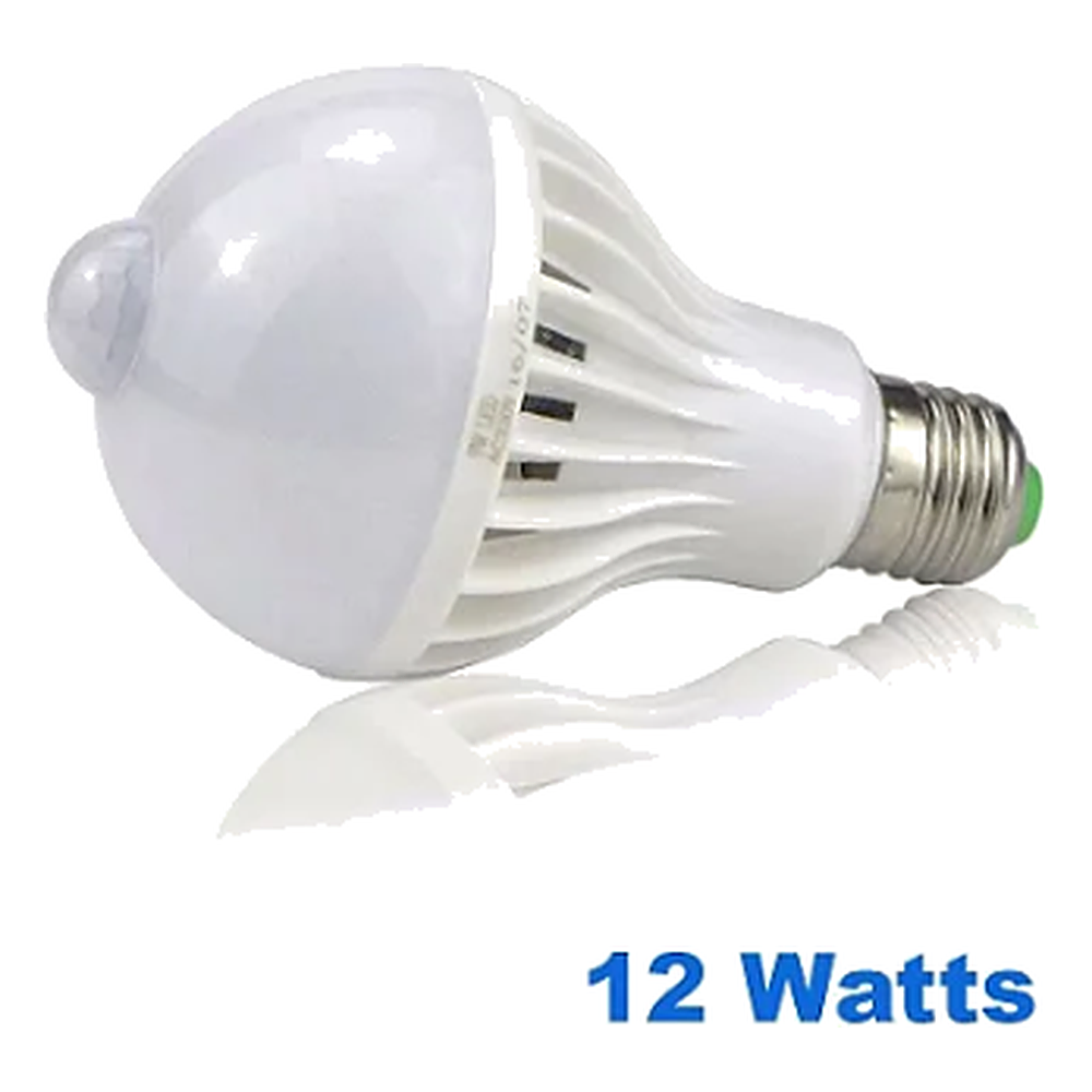 Lampada Led Bulbo Com Sensor 12W Biv 6500K Importado