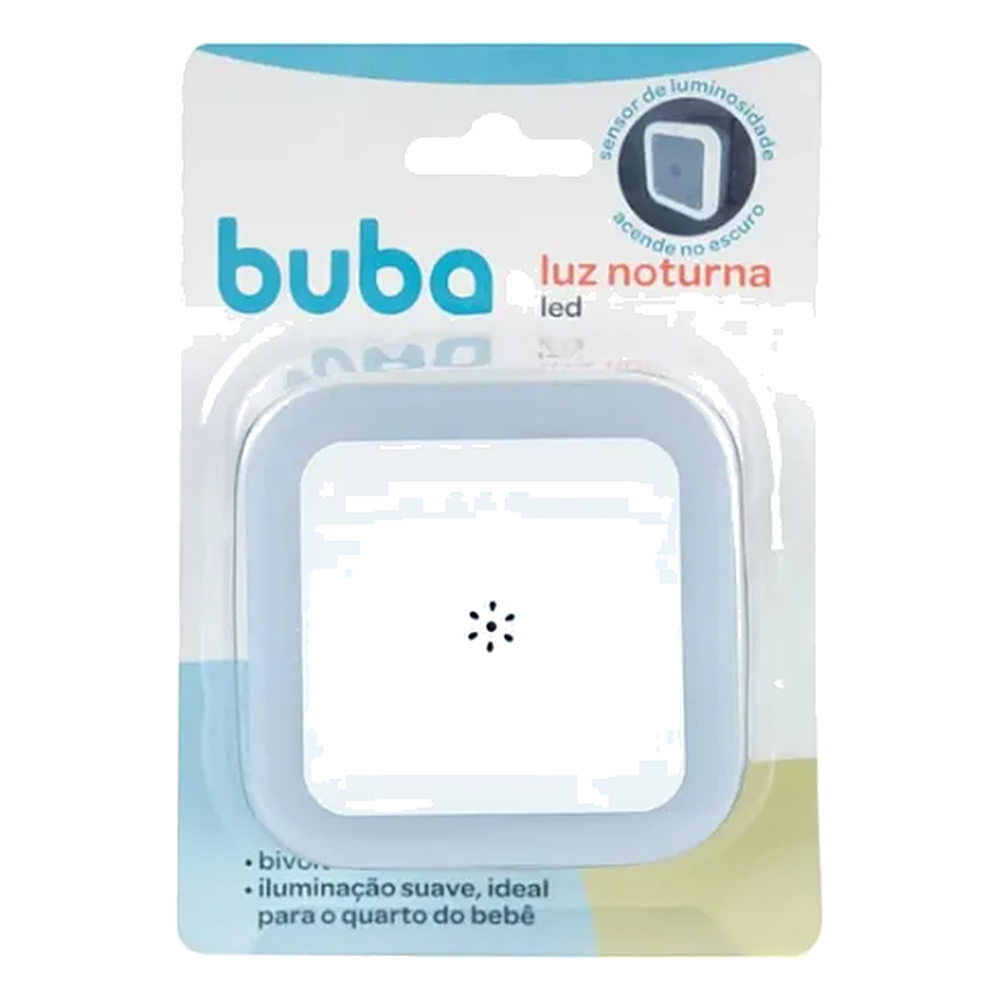 Luminaria Noturna Infantil Led Com Sensor DE Luminosidade Luz Branca Buba