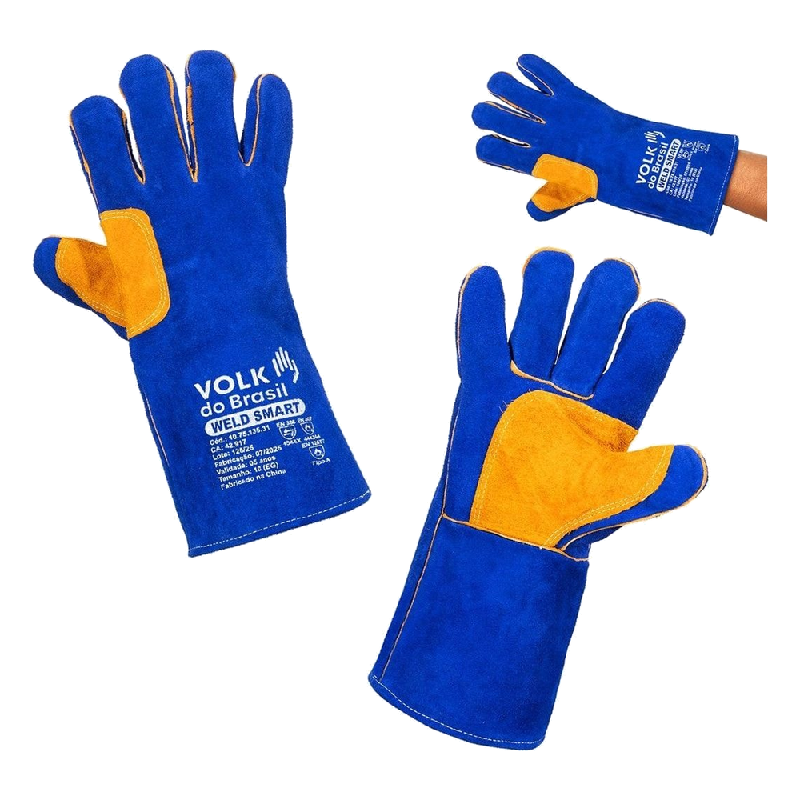 Luva DE Raspa Soldador Weld Smart Volk