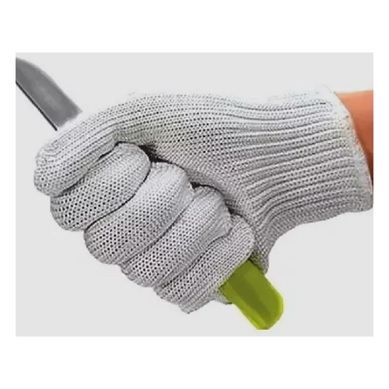 Luva Fd4 4 Fios DE Aco PU 07 Branco Fiodel