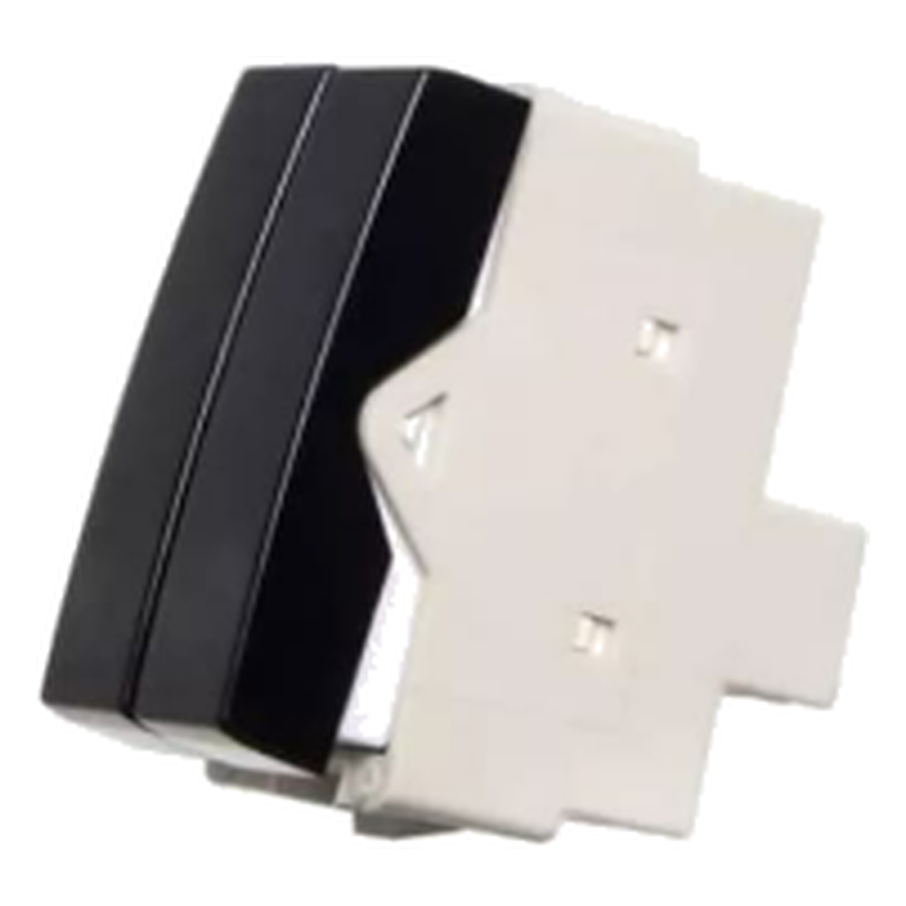 Modulo Interruptor Duplo Paralelo Ebony Linha Sleek Margirius