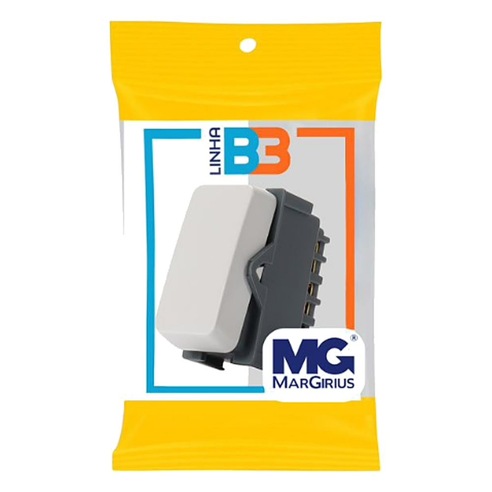Modulo Interruptor Paralelo 10A 250V BR Linha B3 Margirius