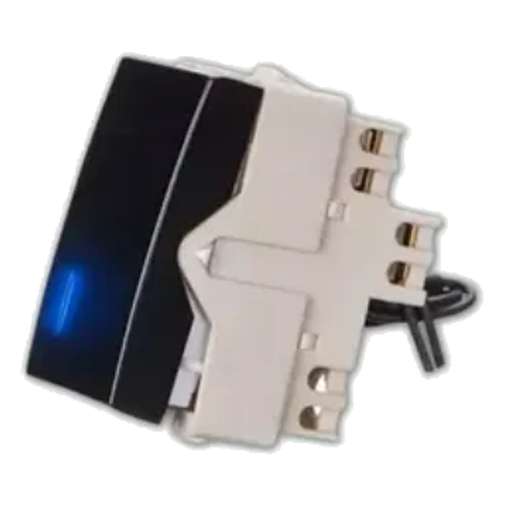 Modulo Interruptor Paralelo Com Luz 10A 250V Ebony Sleek Pa016526 Margirius