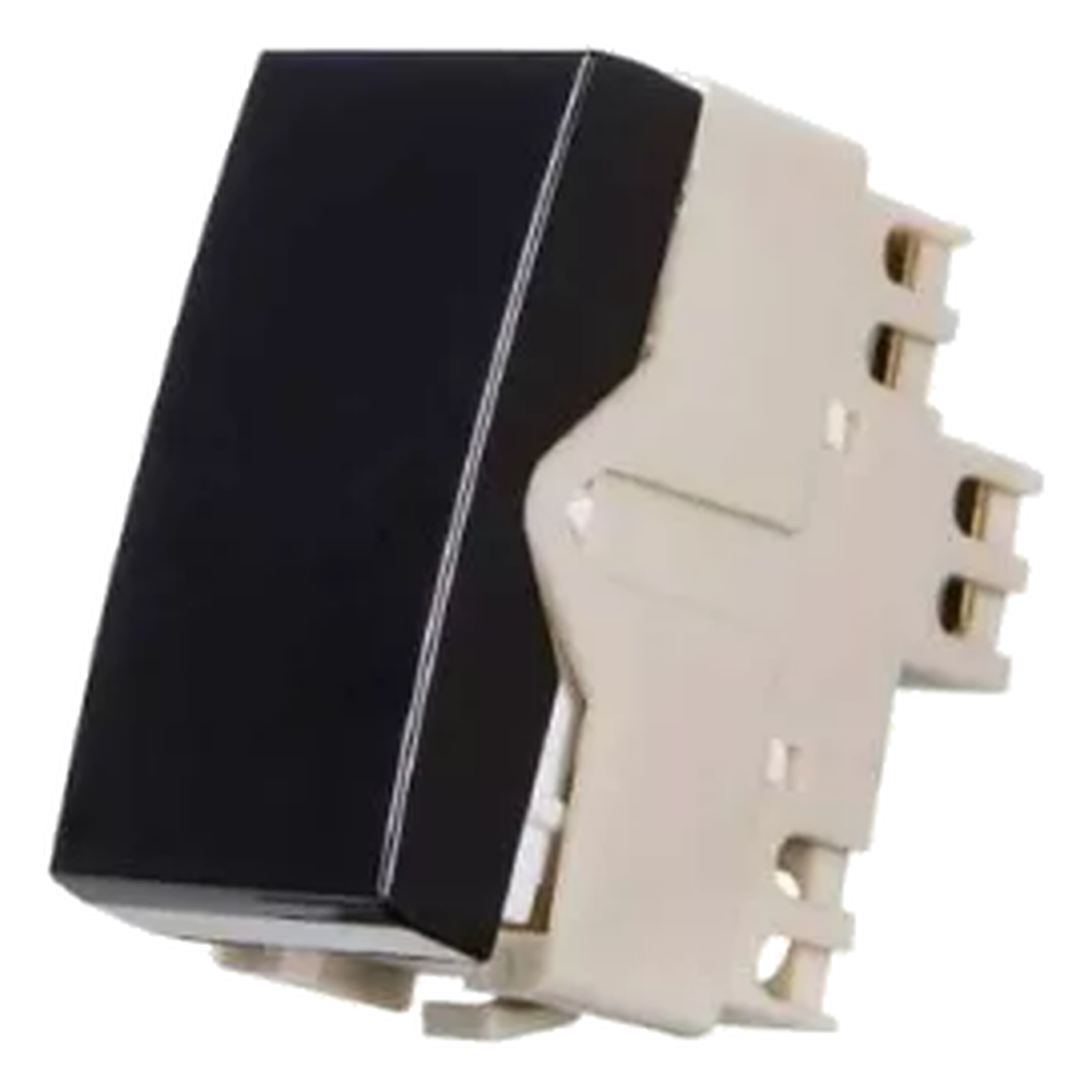 Modulo Interruptor Simples 10A 250V Ebony Sleek Margirius