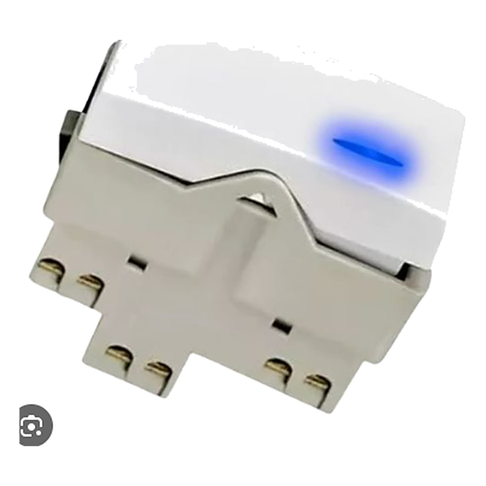 Modulo Interruptor Simples Com Luz 10A 250V BR Sleek Pa016054 Margirius