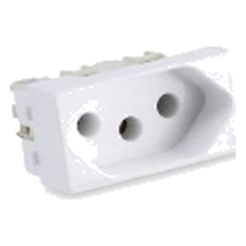 Modulo Tomada 10A Branco 2PT Linha Liz Tramontina