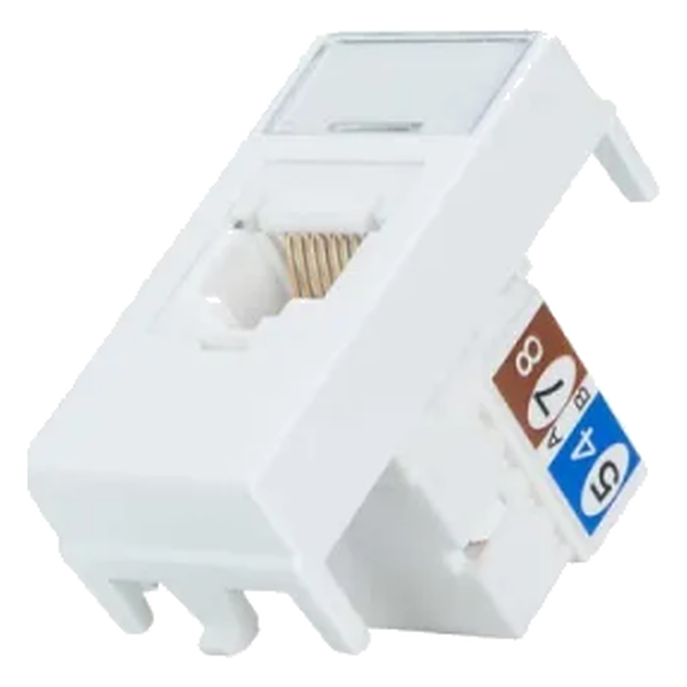Modulo Tomada Informatica Rj45 Cat5e BR Linha Sleek Margirius