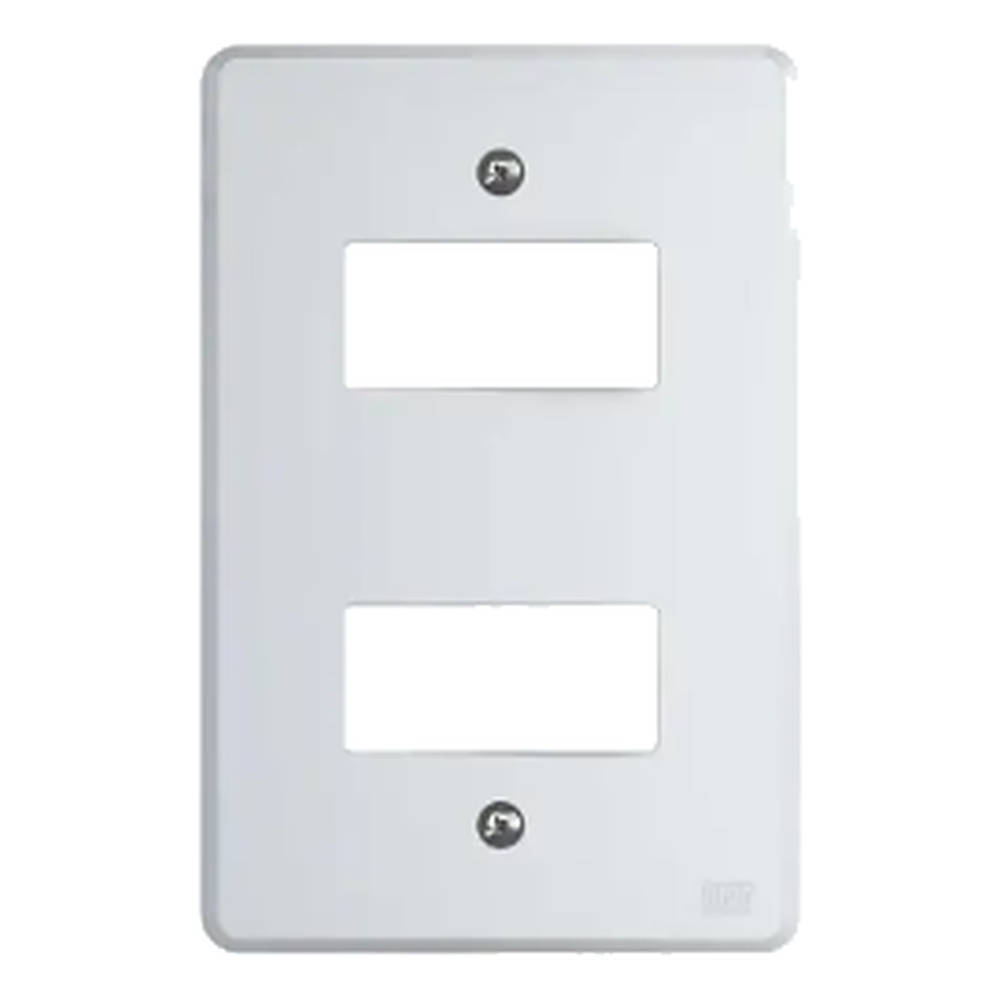 Placa 4X2 2 Postos Branco Linha Equile Weg