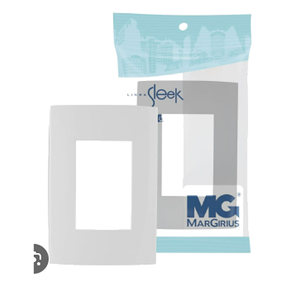 Placa 4X2 3 Postos Horizontais BR Sleek Margirius