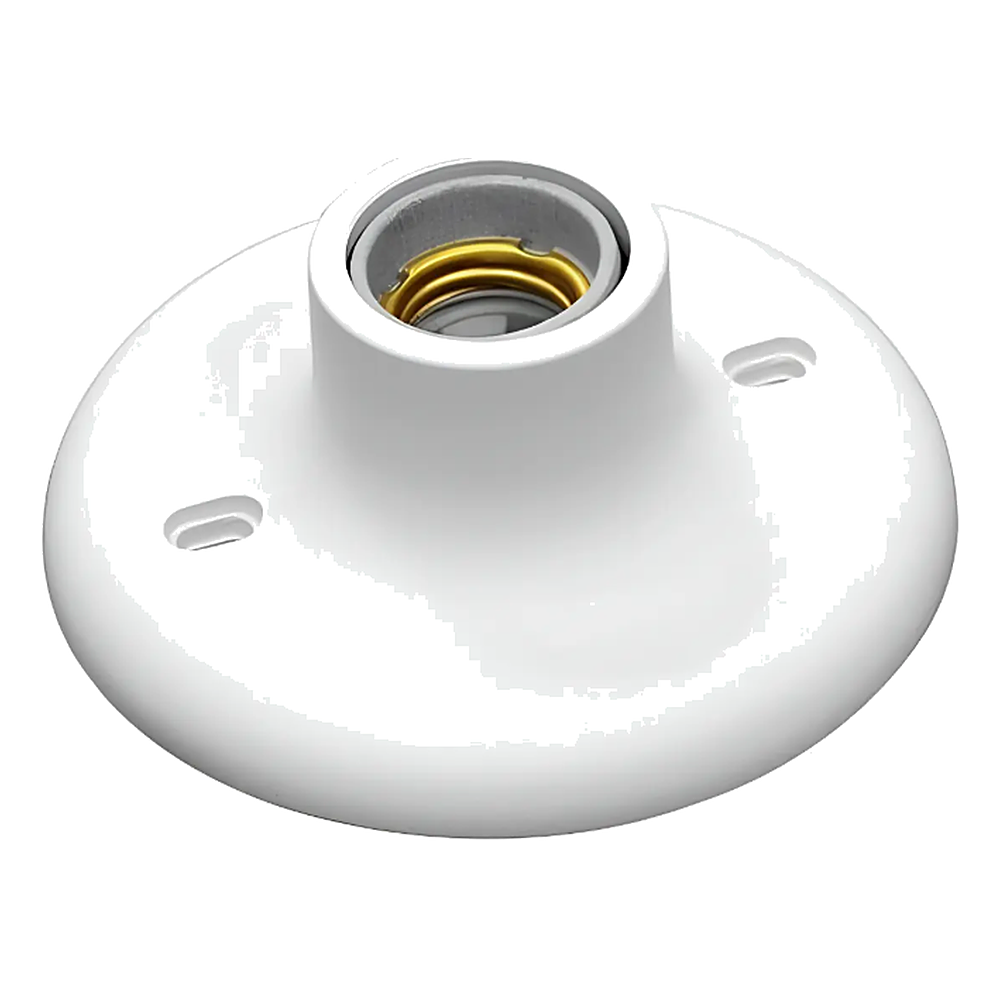 Plafonier Bco Pot Max 100W E27 Porcelana Imp Ilumi