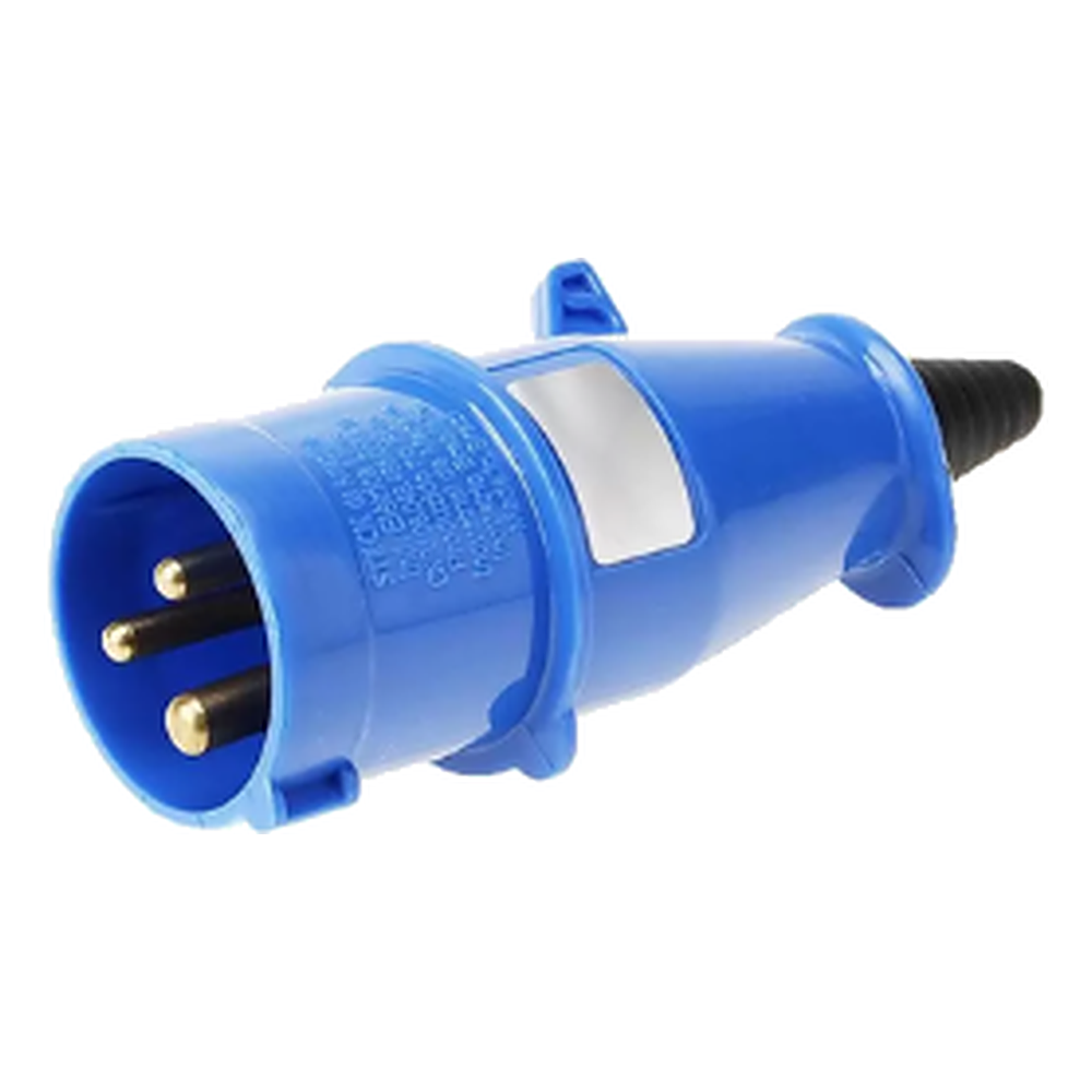 Plugue 2P+T 32A AZ 200/250V 6H Steck