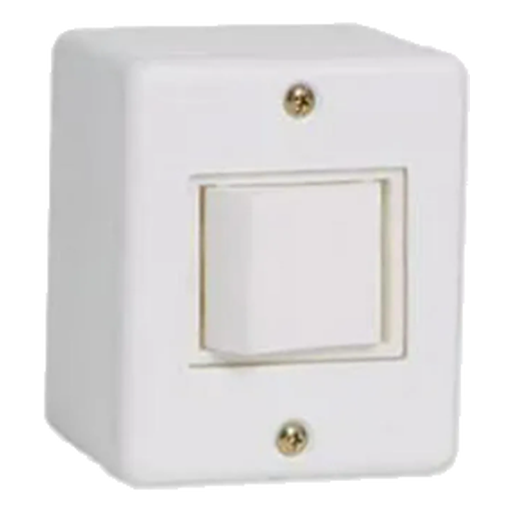 Radial 1 Tecla Bipolar Simples C/ Placa Bca Sistema X Radial