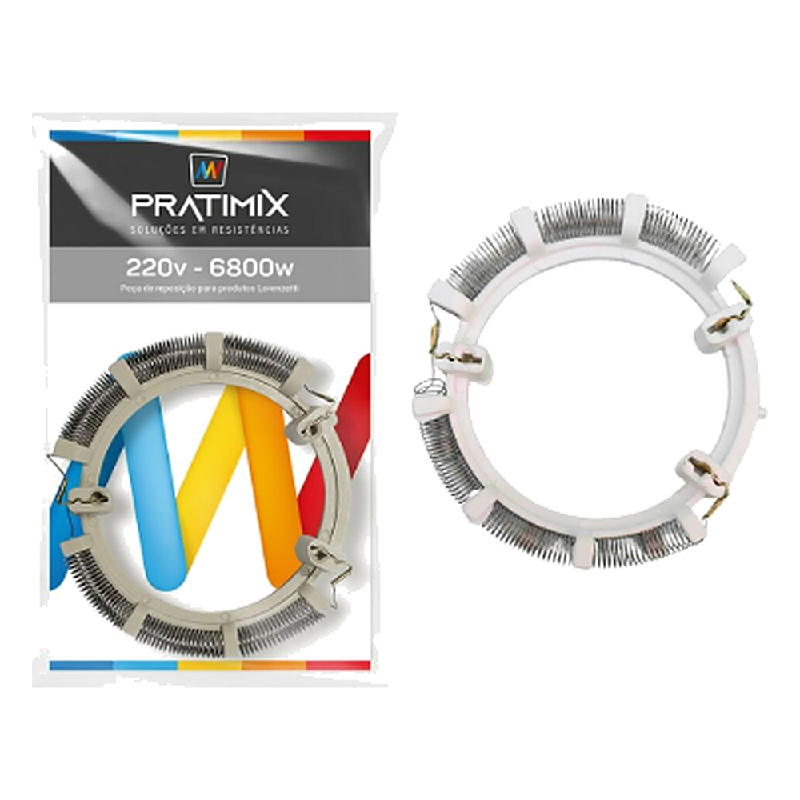 Resistencia 220X6800W 4T P/ Lorenzetti Pratimix