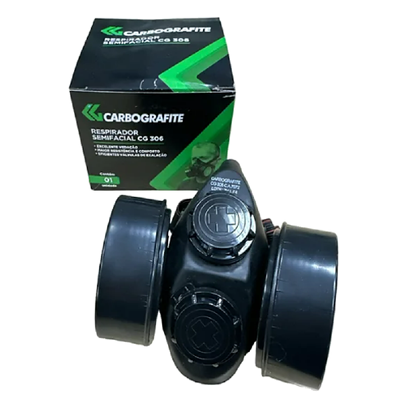 Respirador Semi Facial Carbografite Cg306