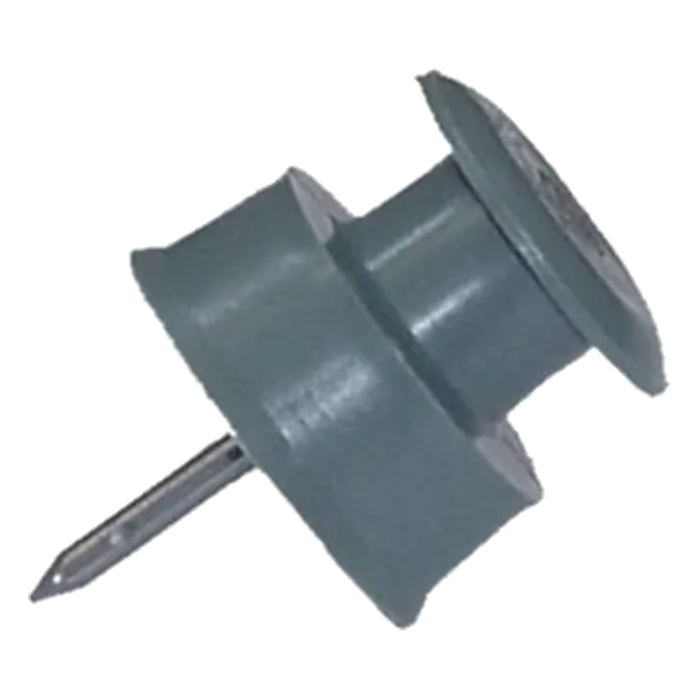 Roldana Plast 30X30 C/ Prego Reforcado Cinza