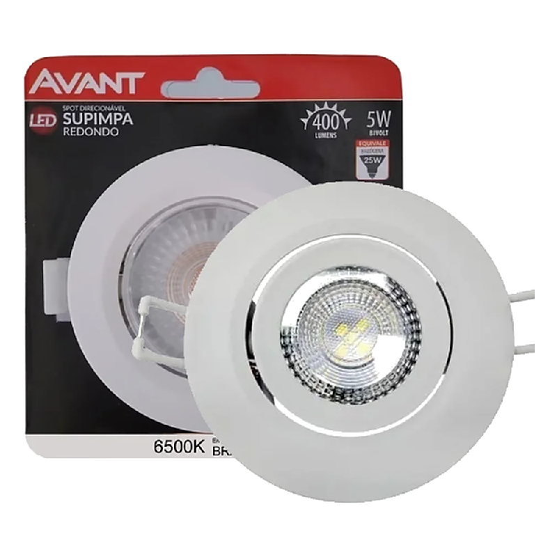 Spot Led 5W Redondo 6500K Avant