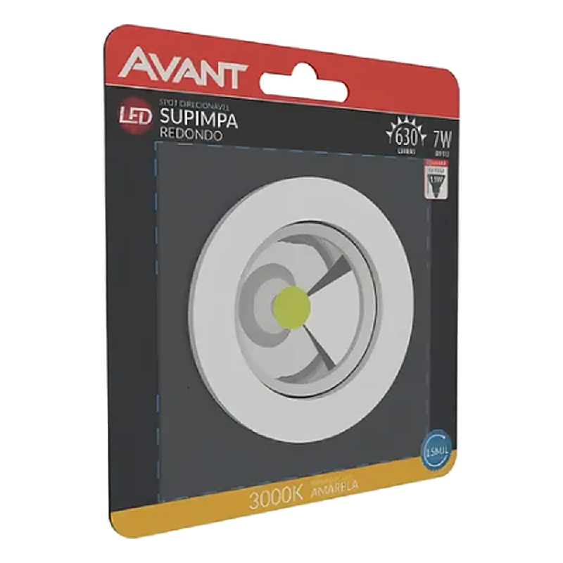 Spot Led 7W Redondo 3000K Avant