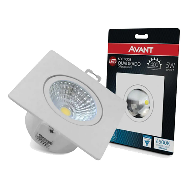 Spot Led 5W Quadrado 6500K Avant
