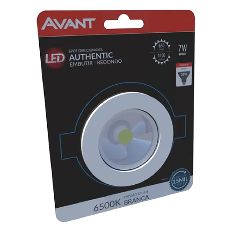 Spot Led 7W Redondo 6500K Avant