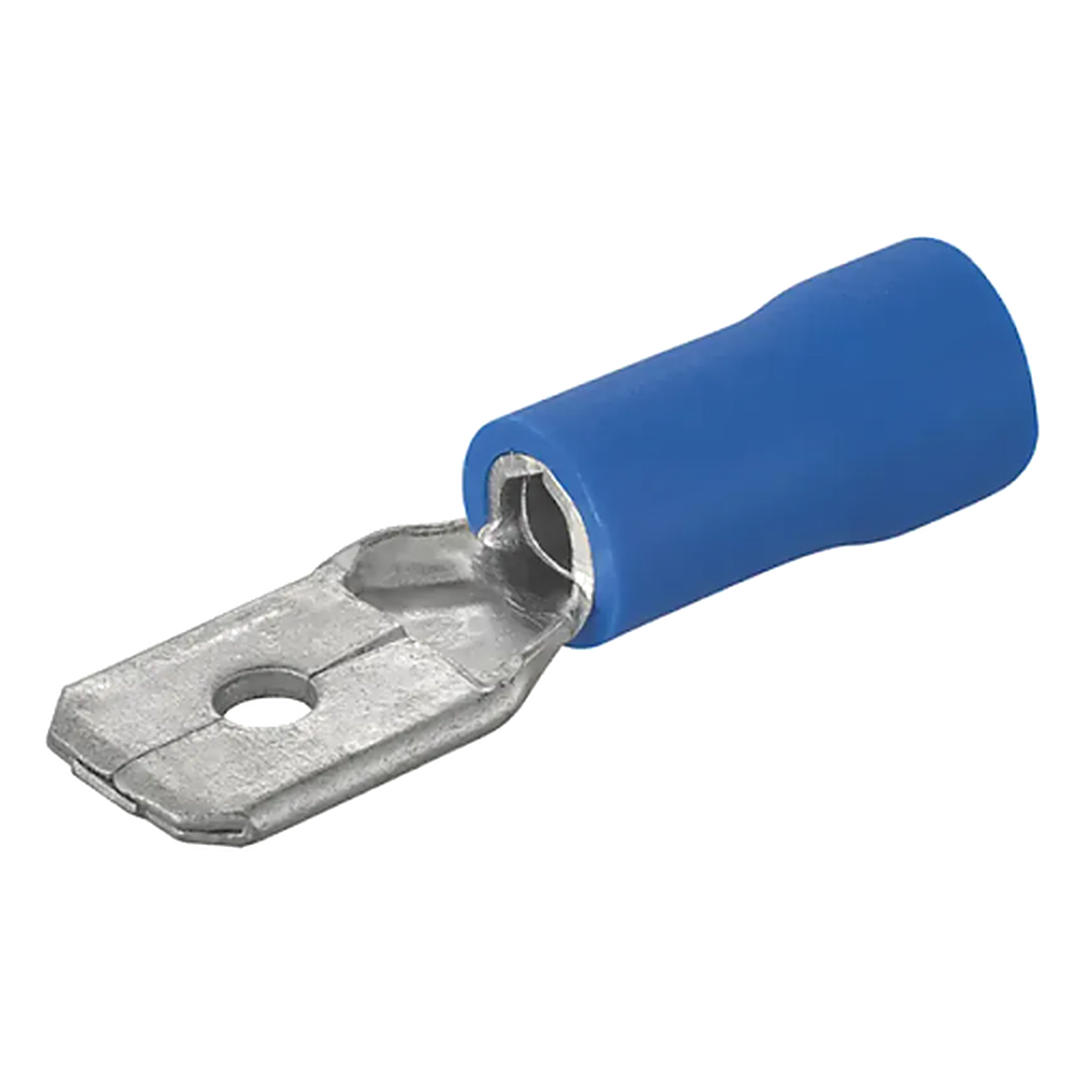 Terminal Luva Macho Pre Isolado 1,5 2,5MM 15A Azul Decorlux
